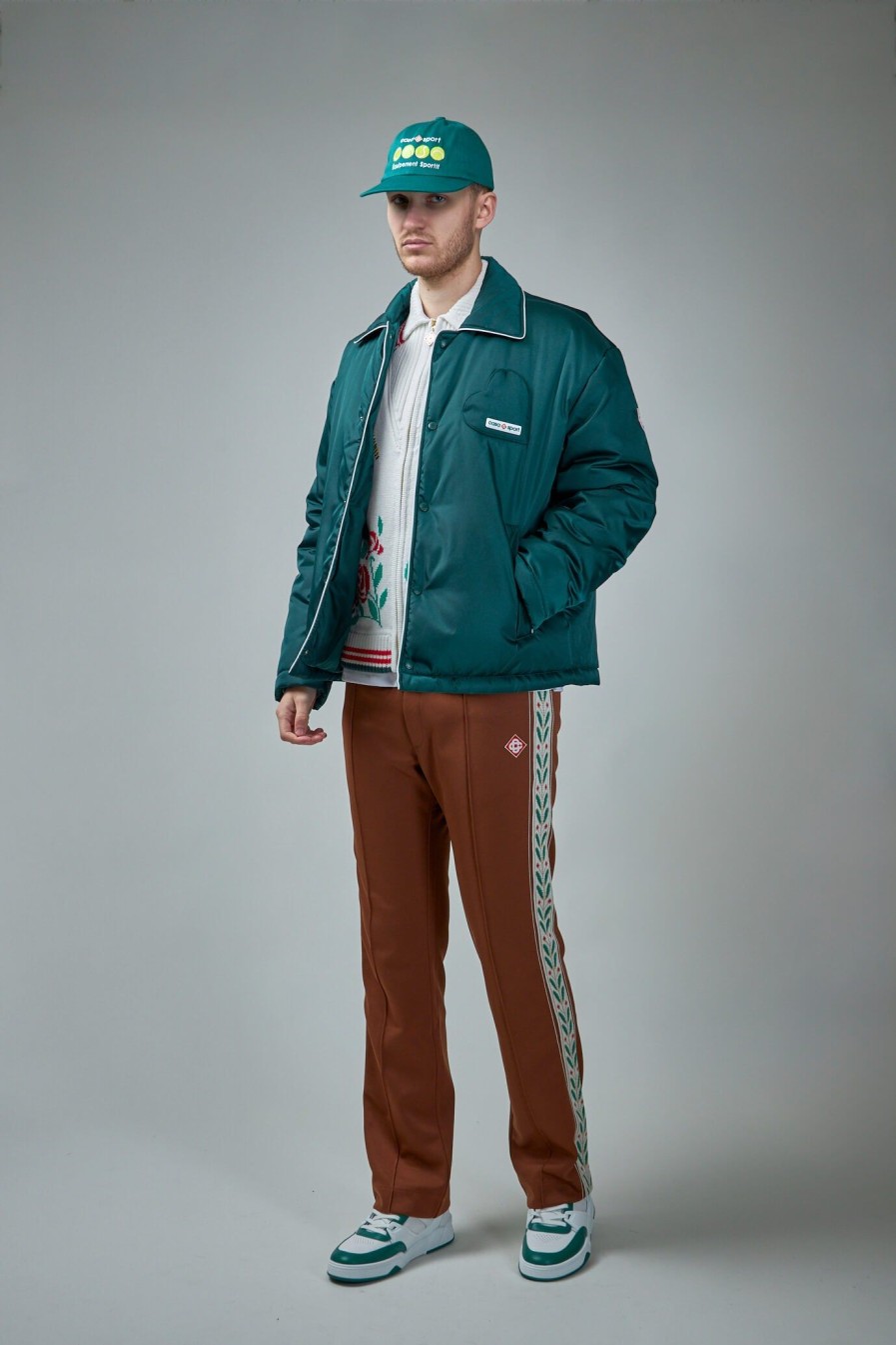 Casablanca Nylon Padded Coach Jacket Online