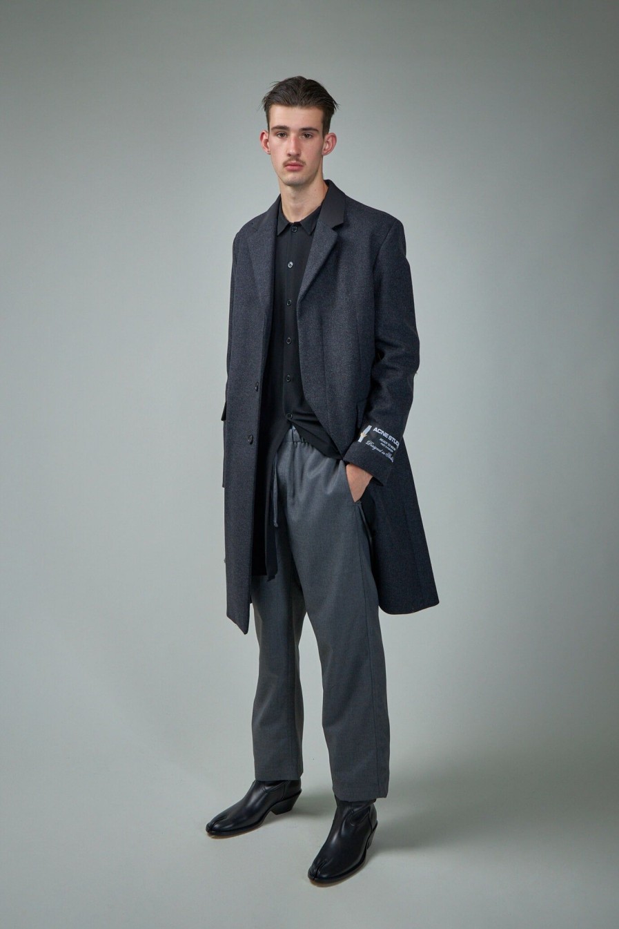 Acne Studios Single-Breasted Wool Blend Coat Wholesale