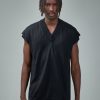 Rick Owens Top In Maglia Sl V Neck Clearance