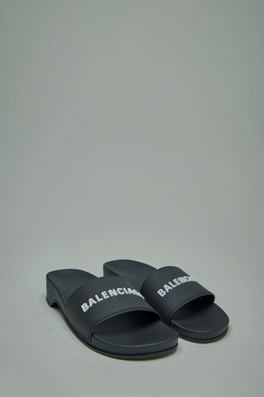 Balenciaga Pool Clog Logo Slide Clearance