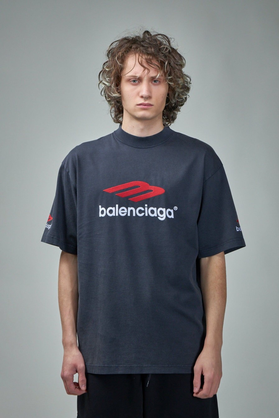 Balenciaga 3B Sports Icon Medium Fit T-Shirt New