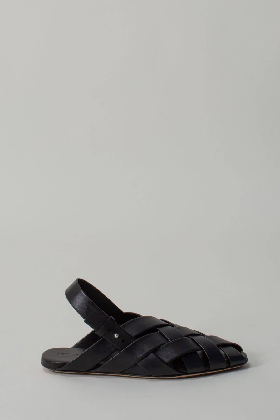 Bottega Veneta Alfie Slipper Leather Black Online