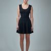 Alaïa Short Dress Optical Frills Best