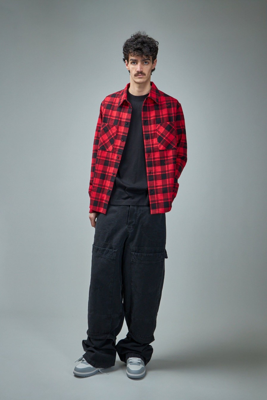 Off-White Check Flann Shirt Clearance