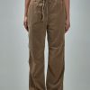 Ganni Washed Corduroy Dawstring Pants Fallen Rock Best