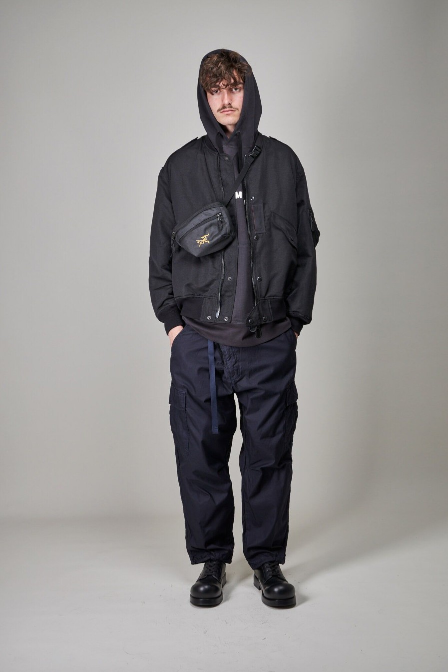 Comme des Garçons Homme Mens Jacket, Black Online