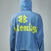 Balenciaga Tape Type Ripped Pocket Hoodie New