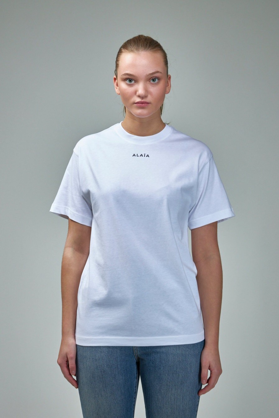 Alaïa Oversize T-Shirt Cotton Jersey Hot