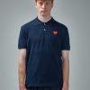 PLAY Comme des Garçons Mens Polo Knit Hot