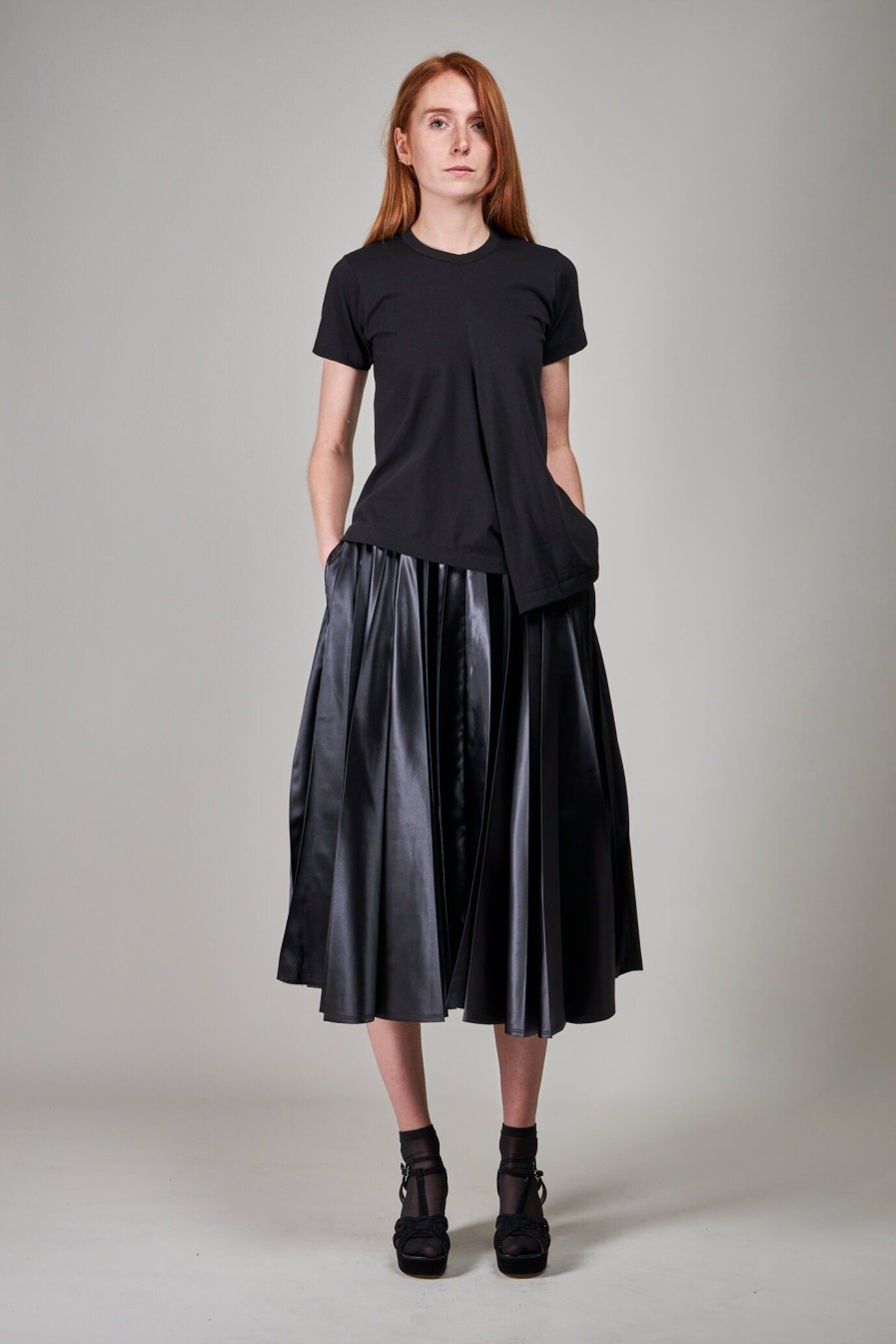 BLACK Comme des Garçons Uni Skirt, Black Clearance