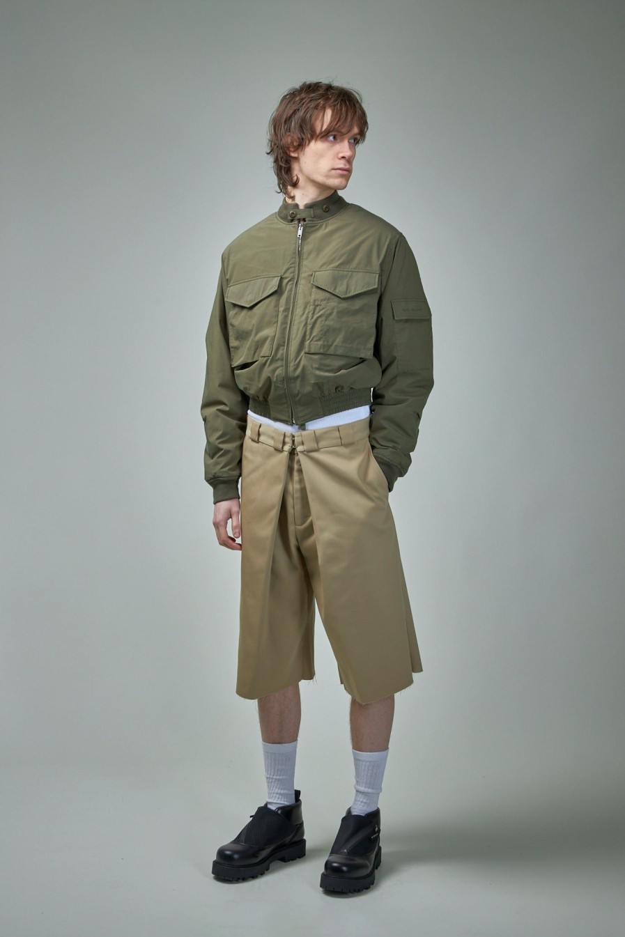 Givenchy Cropped Military Bomber New