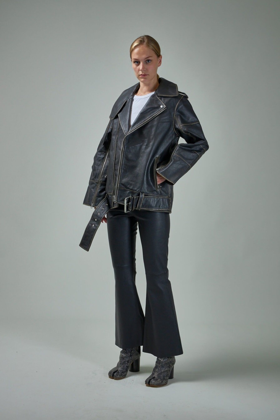 By Malene Birger Beatrisse Leather Jacket Clearance