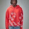 ERL Men Coca Cola Swirl Hoodie Knit Best