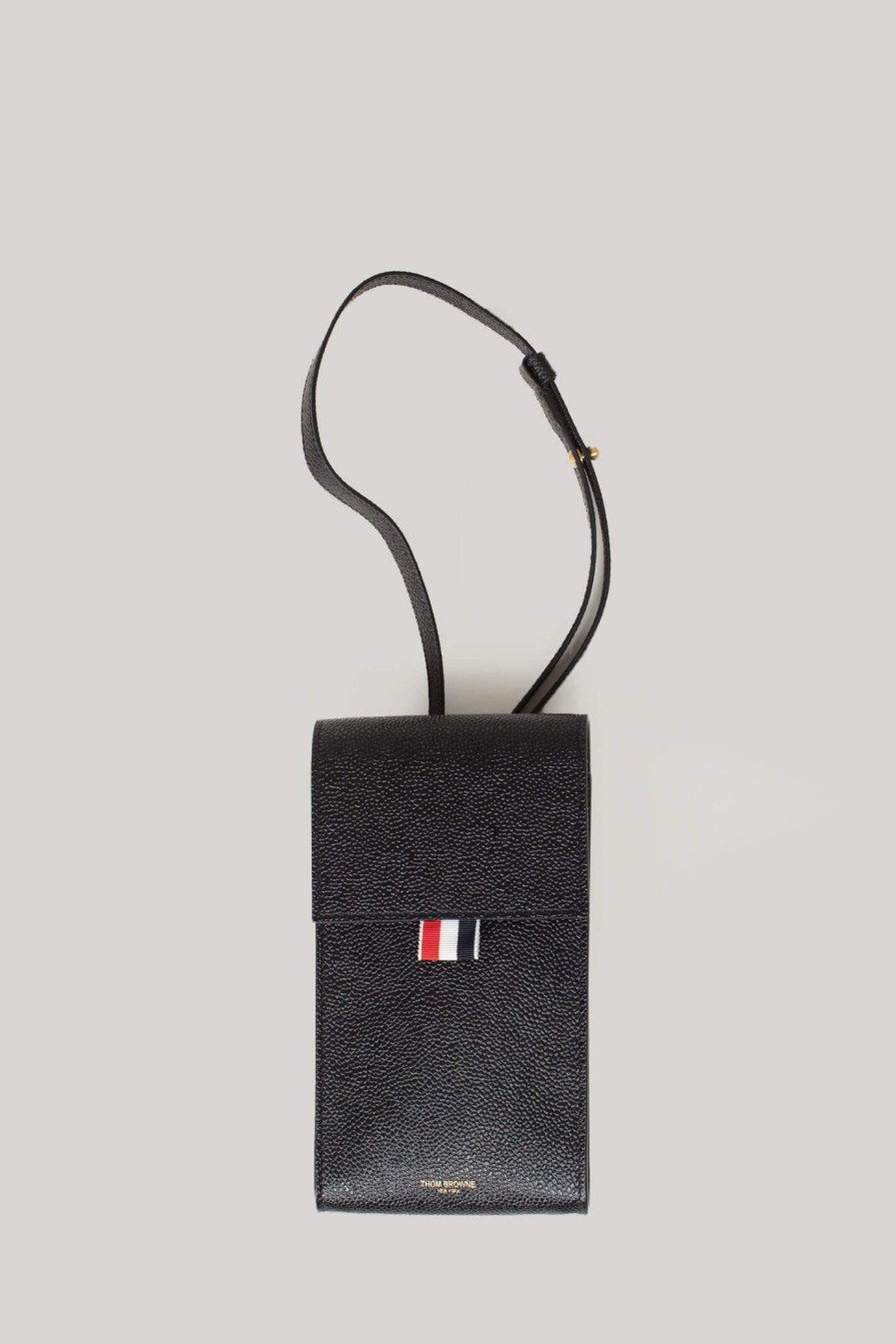 Thom Browne Crossbody Phone Holder Black Online