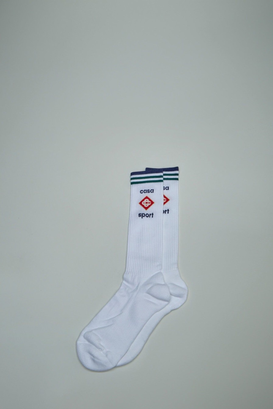 Casablanca Mid Calf Ribbed Sport Sock Clearance