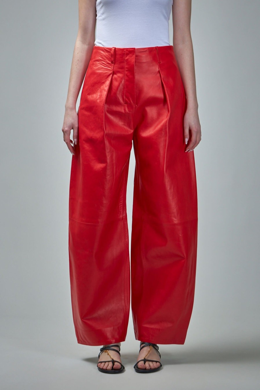 Jacquemus Le Pantalon Ovalo Cuir Online