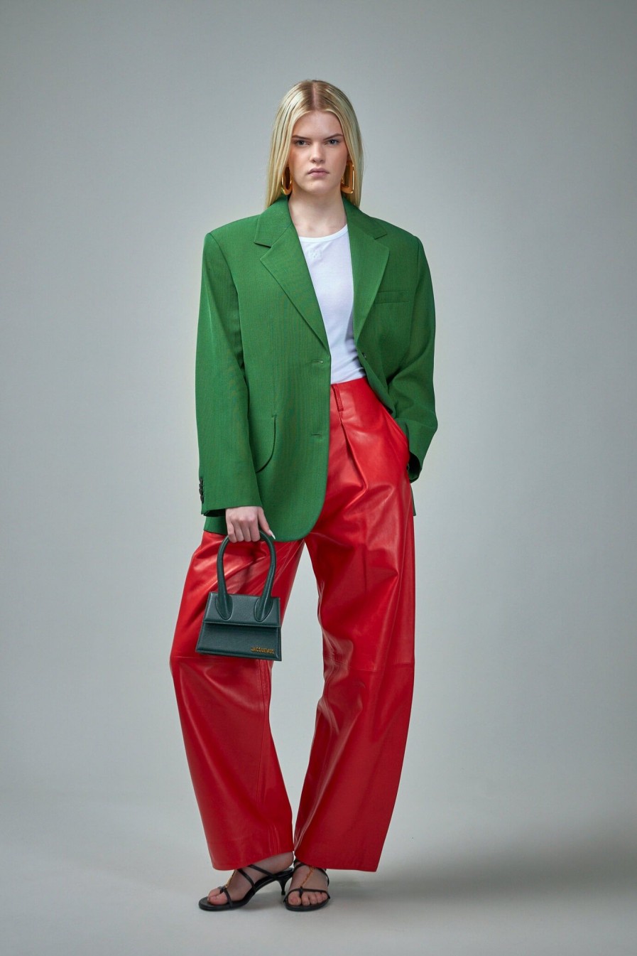 Jacquemus Le Pantalon Ovalo Cuir Online