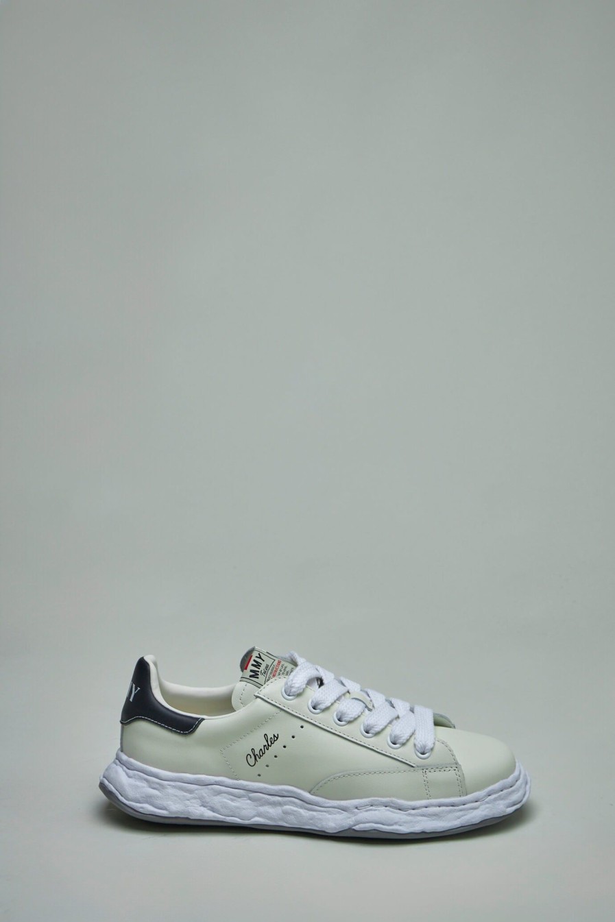 Maison Mihara Yasuhiro Charles Leather Shoe Laced Low-Top Sneaker Best