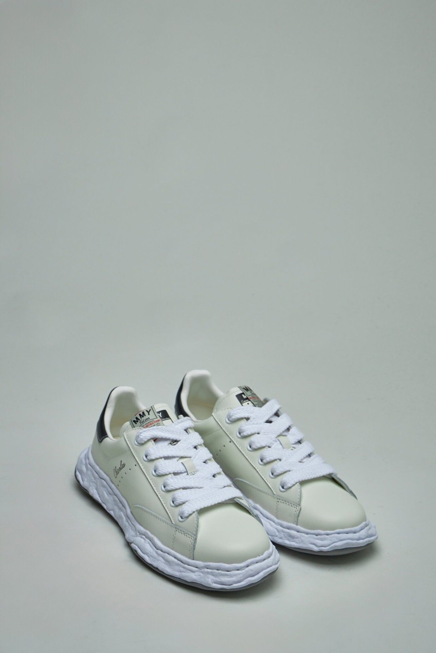 Maison Mihara Yasuhiro Charles Leather Shoe Laced Low-Top Sneaker Best