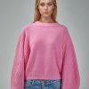 Mr Mittens Cashmere Balloon Sleeve Crew Neck New