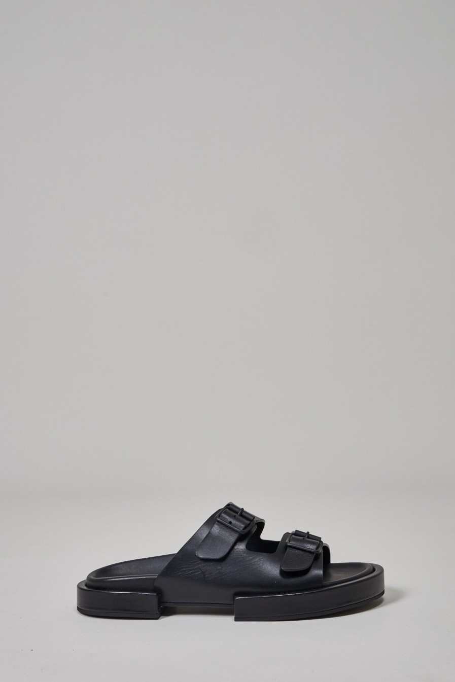 Ann Demeulemeester Henri Block Sandals Elbamat, Black Best