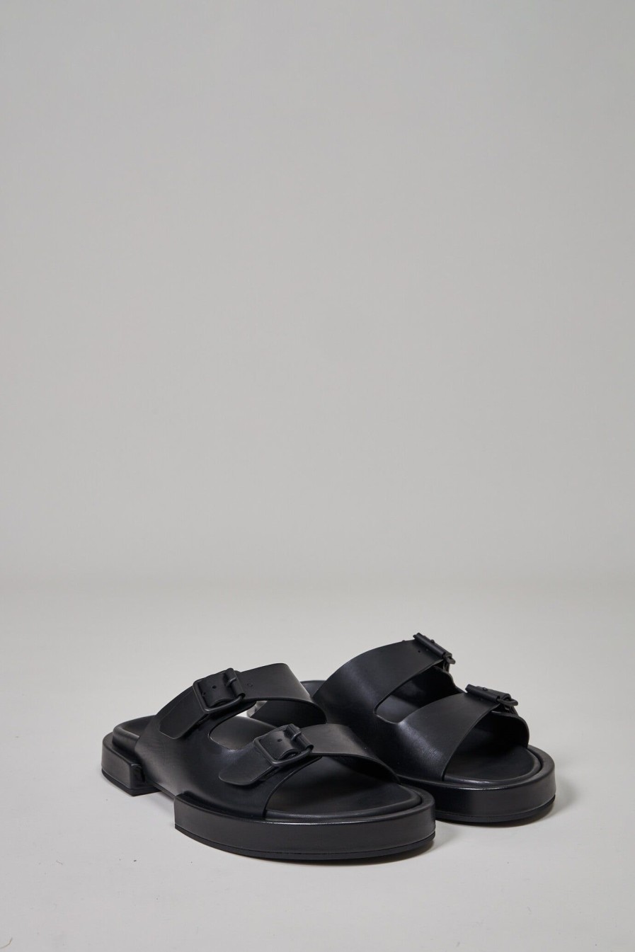 Ann Demeulemeester Henri Block Sandals Elbamat, Black Best