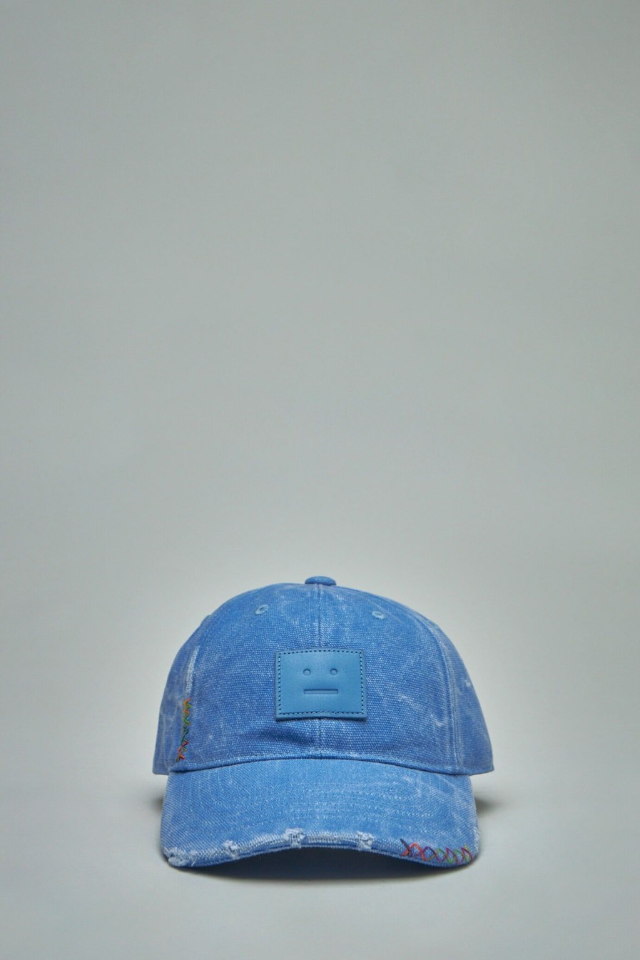 Acne Studios Leather Face Patch Cap Best