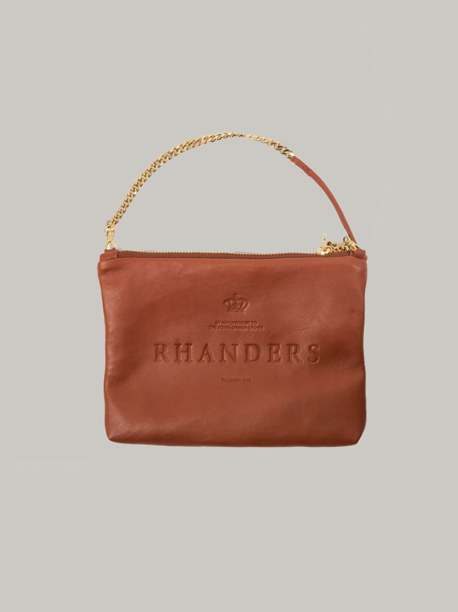 Rhanders Anna Logo Pouch Cognac Wholesale