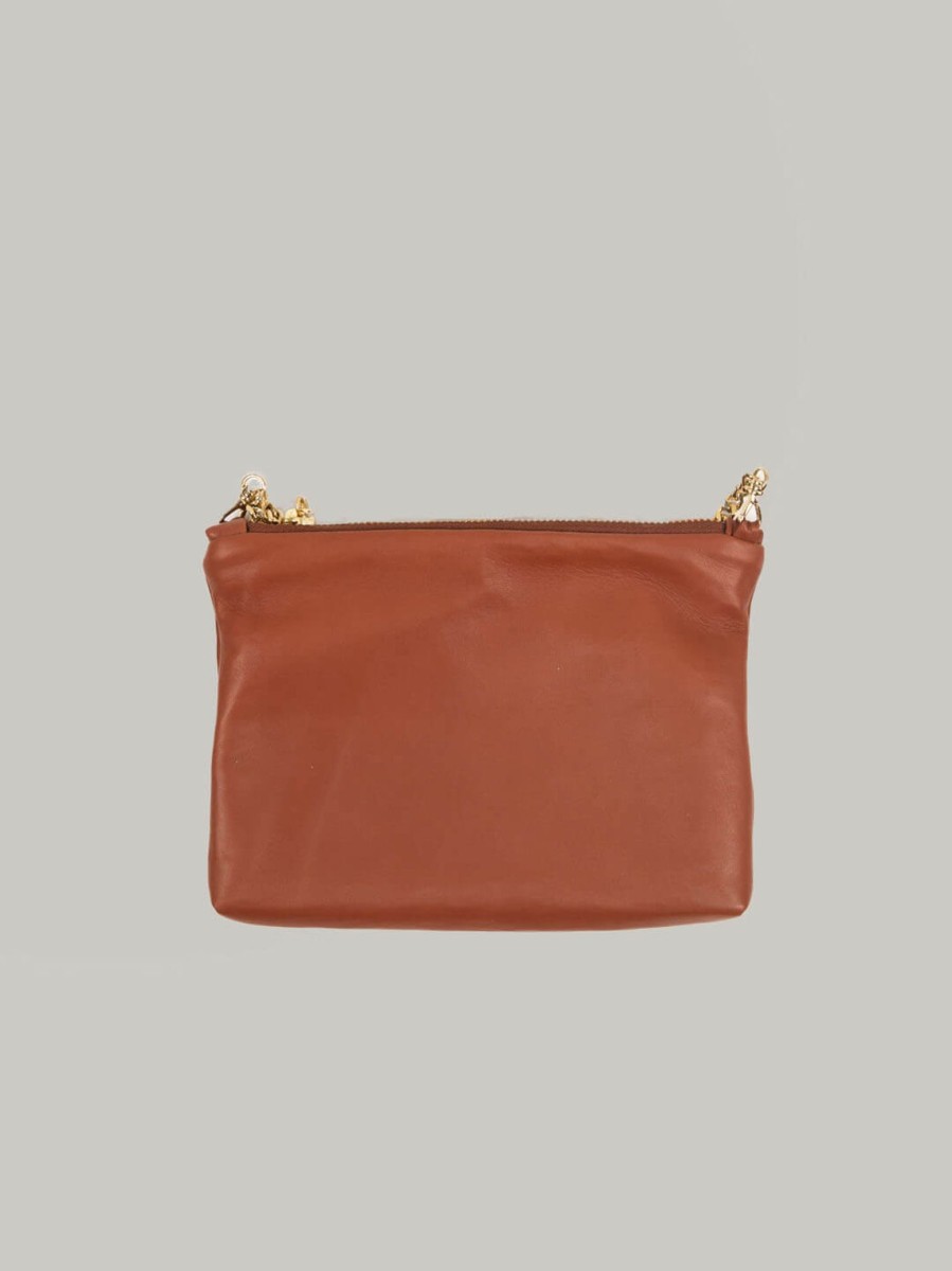 Rhanders Anna Logo Pouch Cognac Wholesale