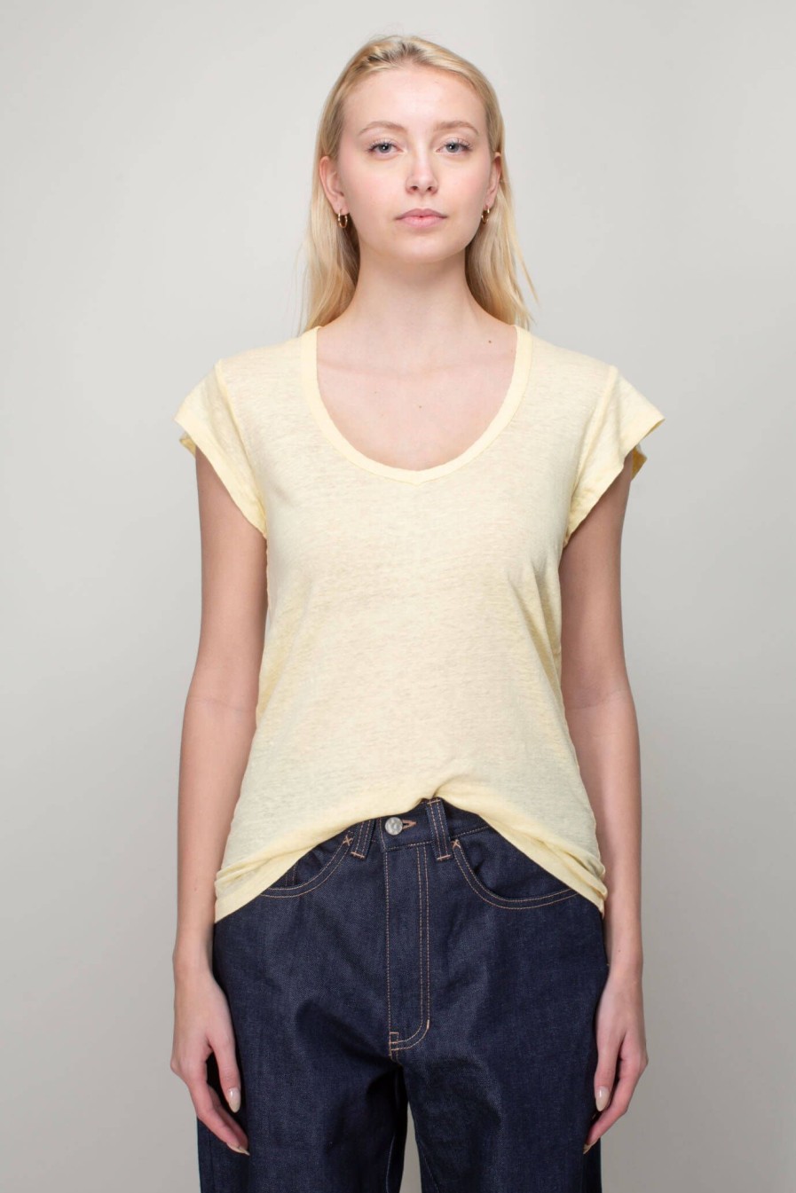 Isabel Marant Étoile Zankou Linen Tee New