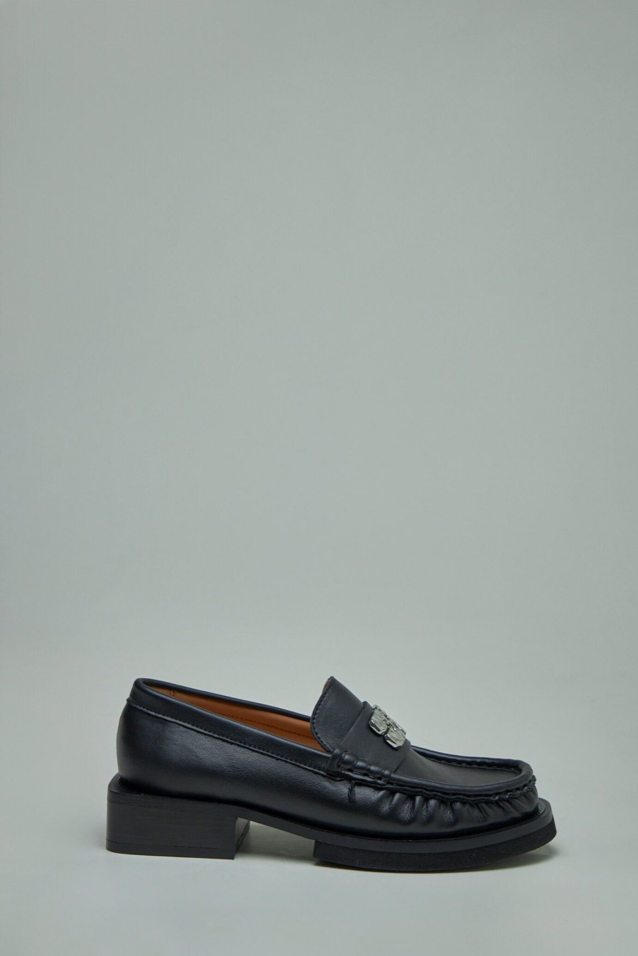 Ganni Butterfly Logo Loafer Clearance