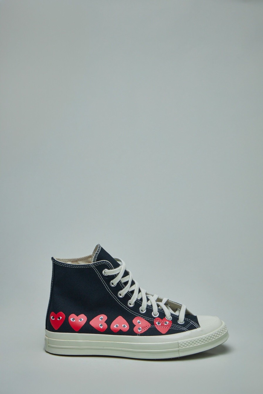 PLAY Comme des Garçons x Converse Multi Heart High Top Shoes Best