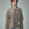 Maison Mihara Yasuhiro Bleached Knit Cardigan New