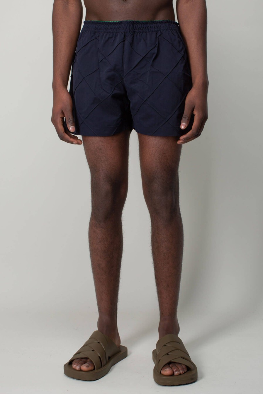 Bottega Veneta Swim Short Intreccio Pattern Best