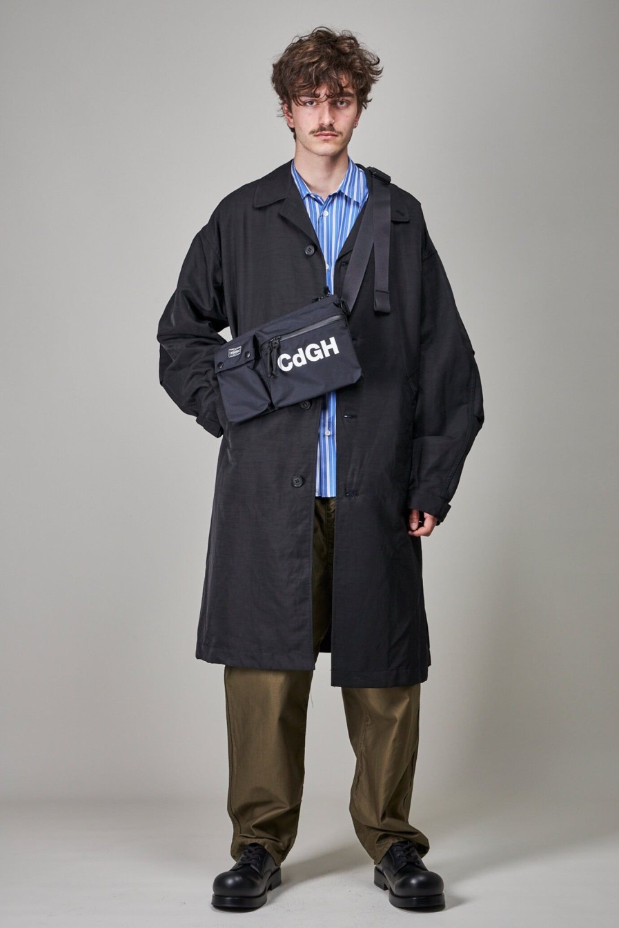 Comme des Garçons Homme Mens Coat, Black Online