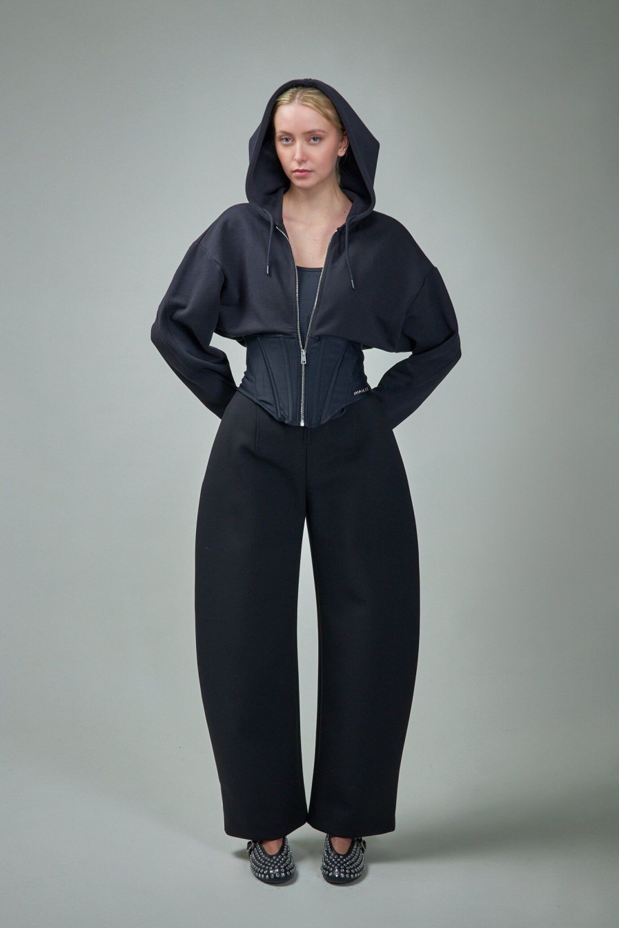 Mugler Corseted Hoodie Wholesale