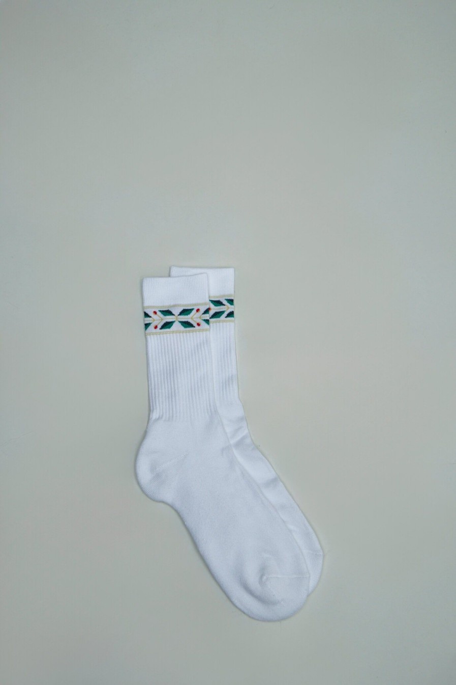 Casablanca Ribbed Sport Sock Laurel Best