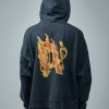 Palm Angels Burning Monogram Hoody Online