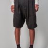 Ziggy Chen Wide Bermuda Shorts, Brown Clearance