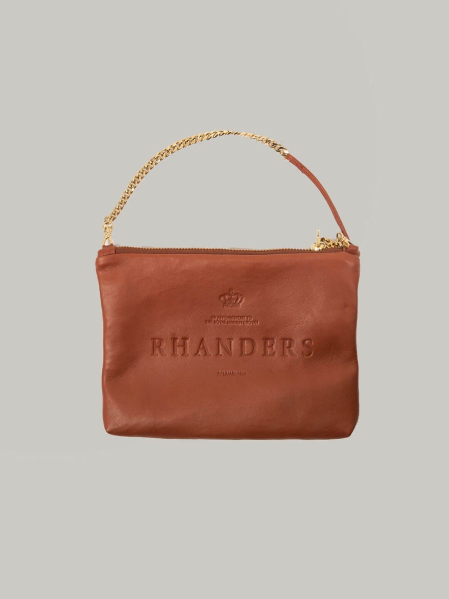 Rhanders Anna Logo Pouch Cognac Hot