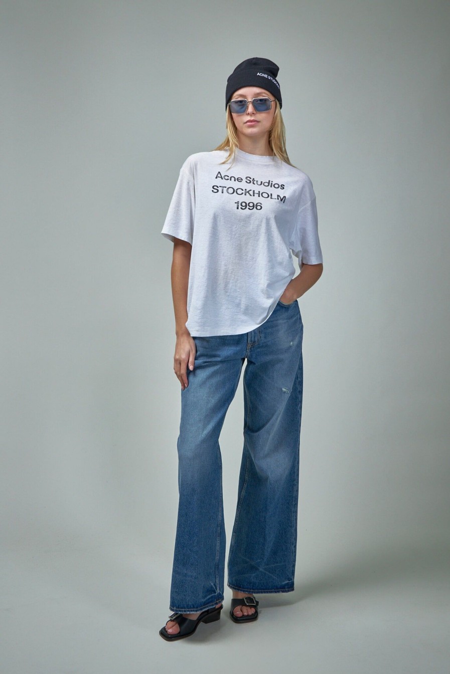 Acne Studios Logo T-Shirt Hot