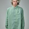 Acne Studios Striped Button Up Shirt Online