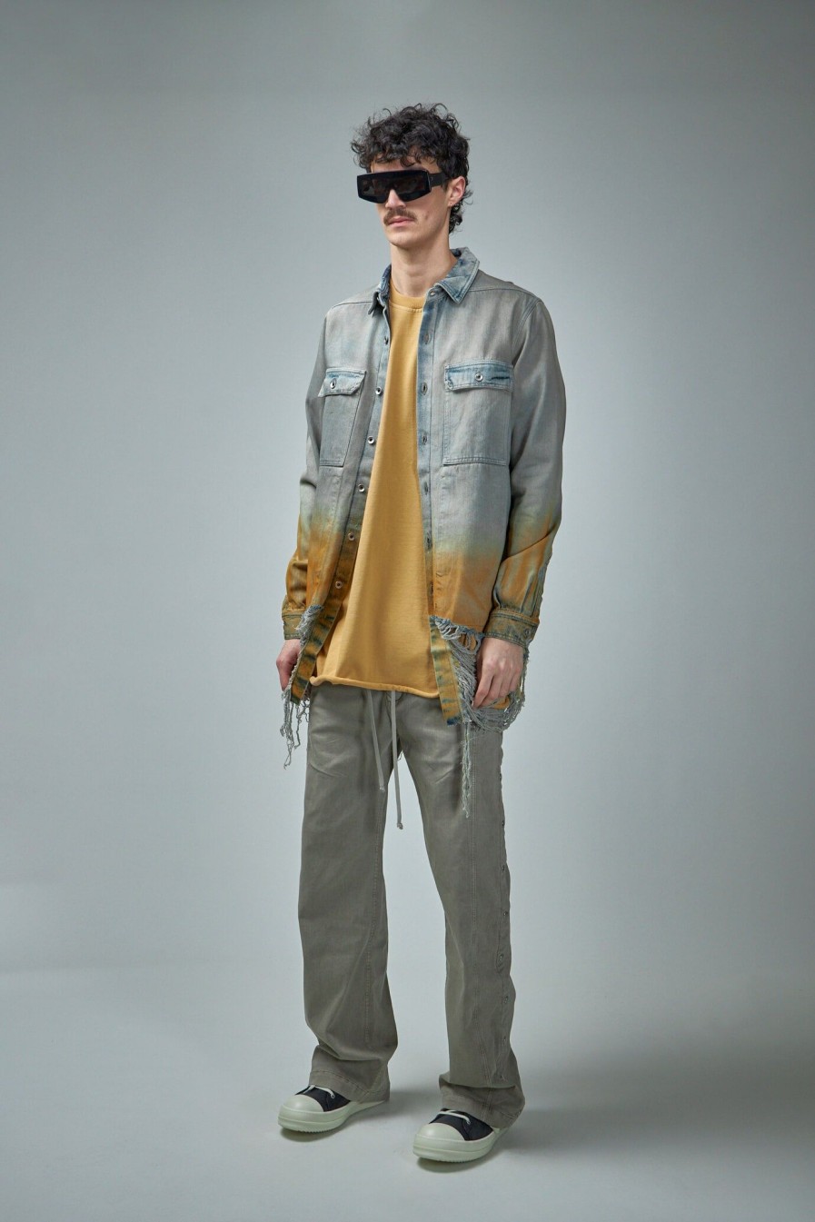 Rick Owens DRKSHDW Pantaloni In Denim Pusher Pants Online