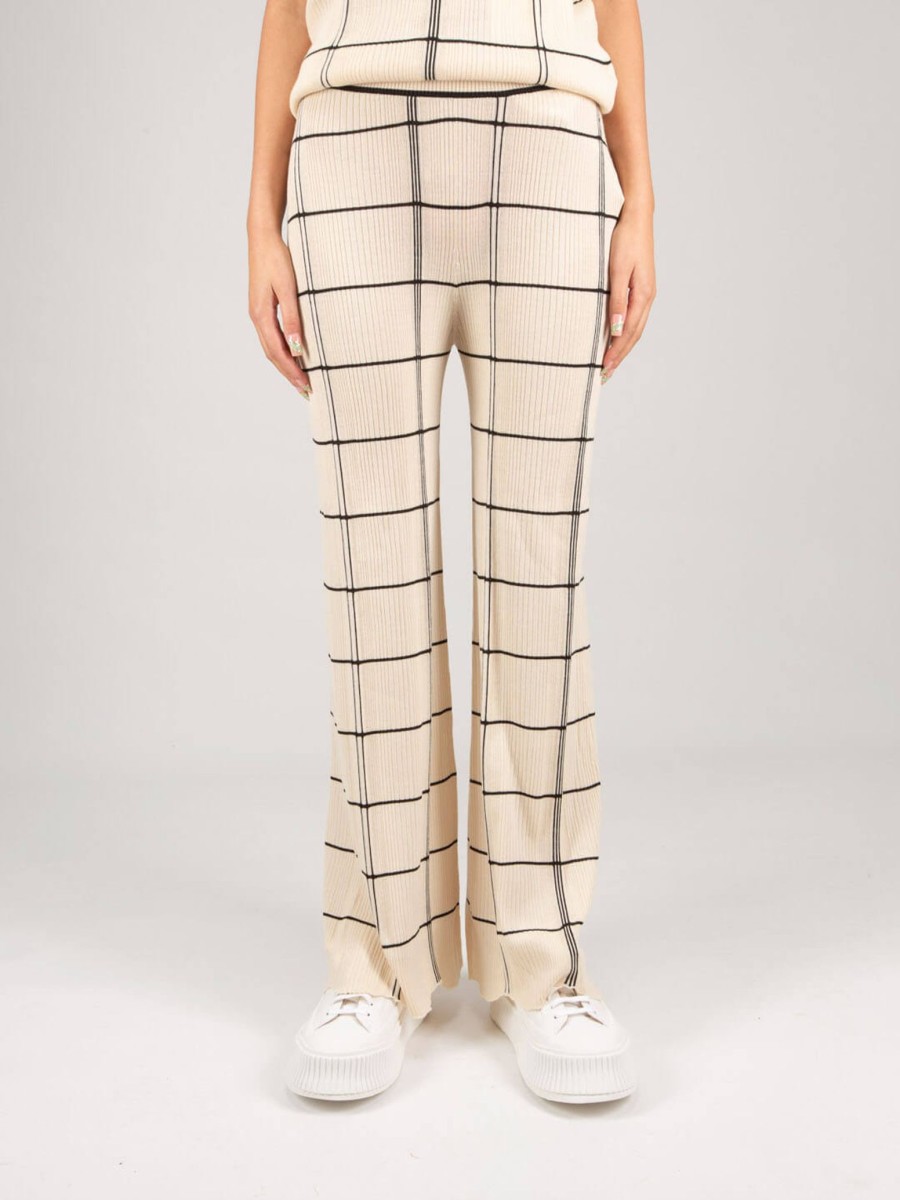 Jil Sander Check Trouser Open Online