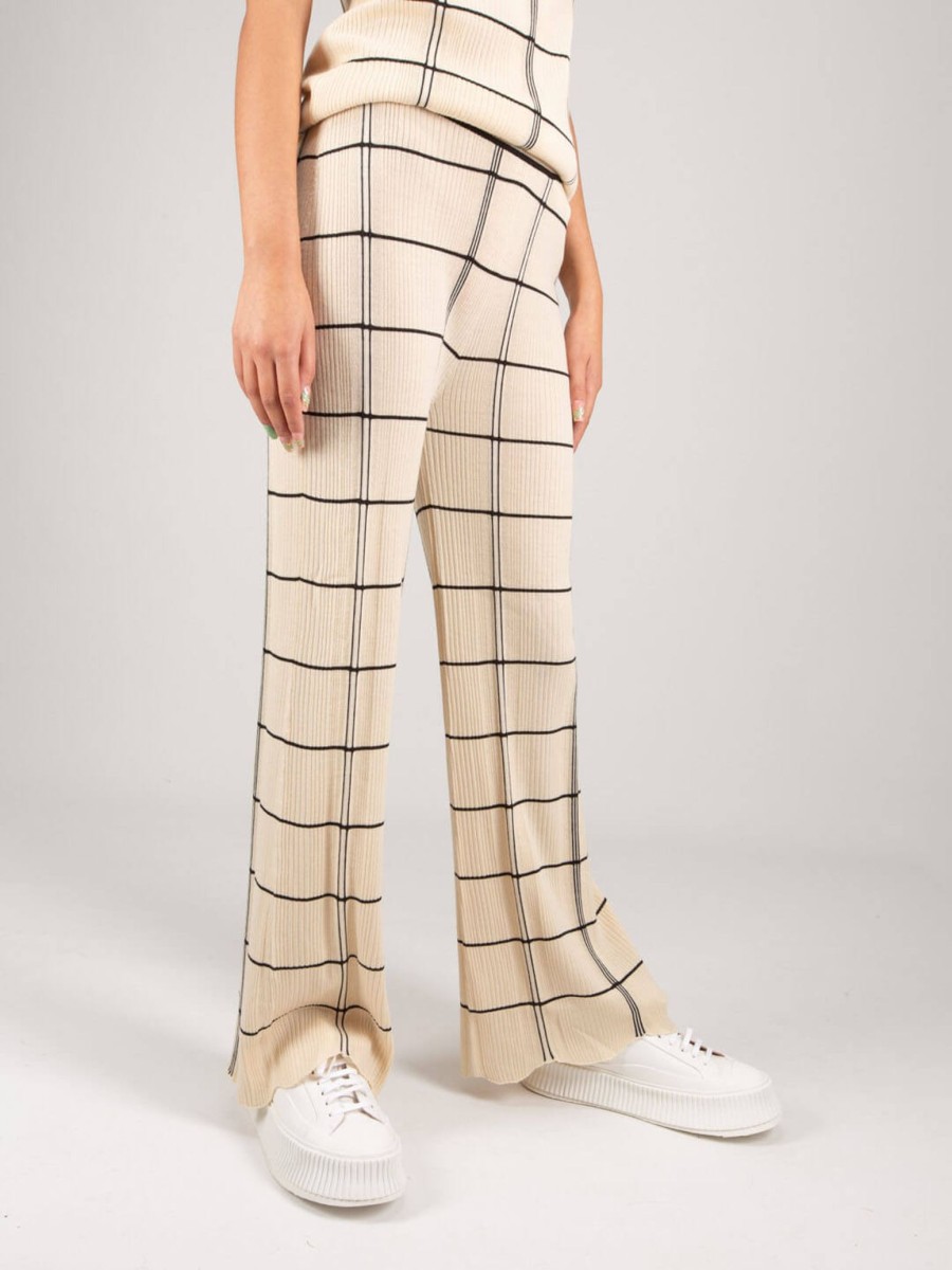 Jil Sander Check Trouser Open Online