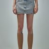 Acne Studios Monogram Denim Mini Skirt Clearance