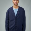 Bottega Veneta Cashmere Cardigan With Intrecciato Leather Patches Clearance