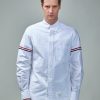 Thom Browne Classic Long Sleeve Collar Shirt Best