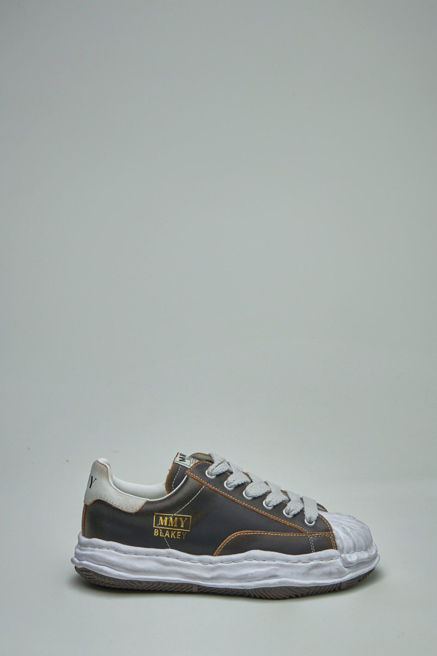 Maison Mihara Yasuhiro Blakey Low Vintage Effect Leather Online