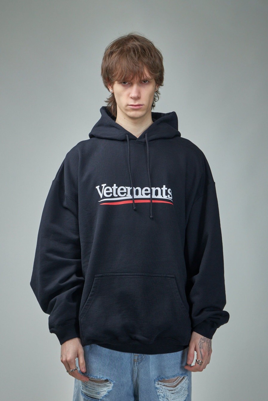 Vetements Campaign Logo Hoodie Hot